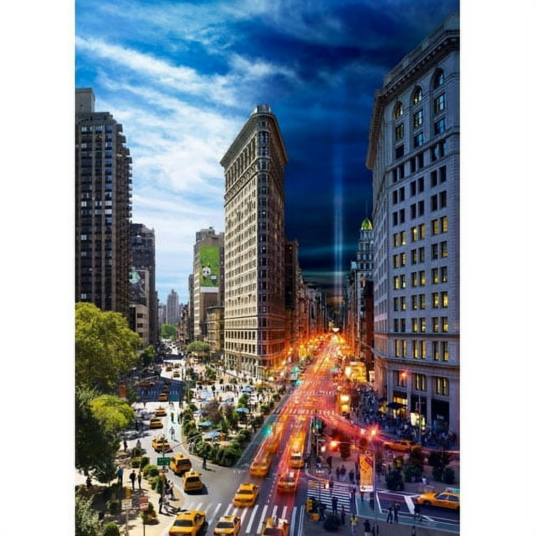 4D Cityscape Stephen Wilkes Day to Night Puzzle - Flatiron