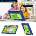 thumbnail image 3 of Fancing for Walmart Onn 8 inch Tablet Case Gen 4 2024 Model,Heavy Duty Kids Friendly Shockproof with Shoulder Strap Kickstand Case for Onn 8 inch Tablet Case 2024 (Model:100135923)(2XNavy), 3 of 8