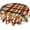 Fall Autumn Buffalo Plaids, variant on Fall Tablecloth Round 60 Inch Autumn Thanksgiving Table Cloths Round Fall Autumn Buffalo Plaids Table Cloth Rustic Farmhouse Tablecloth for Holiday Kitchen Dining Room Party Picnic Indoor Outdoor