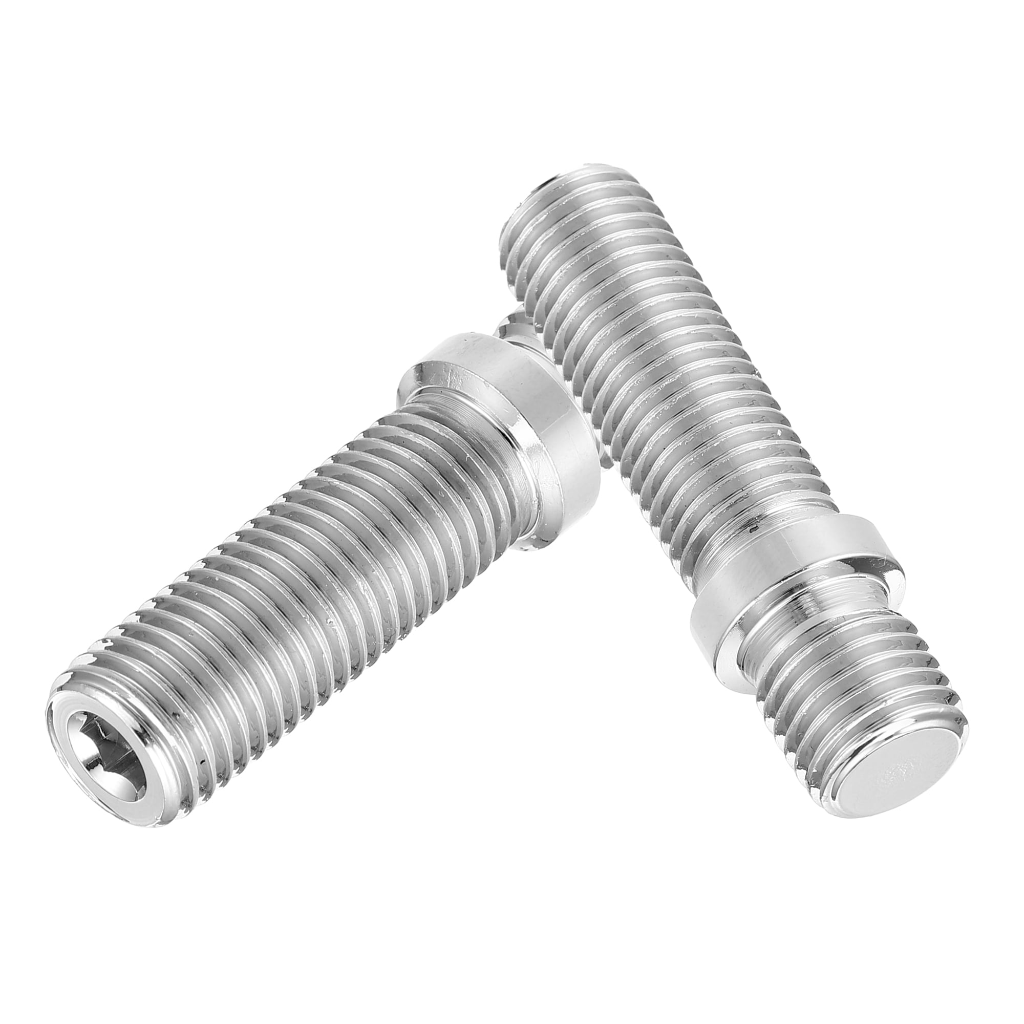 Unique Bargains M12x1.5 to M12x1.5 50mm Wheel Stud Fit for BMW - Pack of 10 Silver Tone