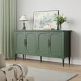thumbnail image 3 of May in Color Console Cabinet, 58'' Wood Sideboard Buffet Cabinet, for Entryway, Living Room, Bedroom, Dining Room, Green, 3 of 8
