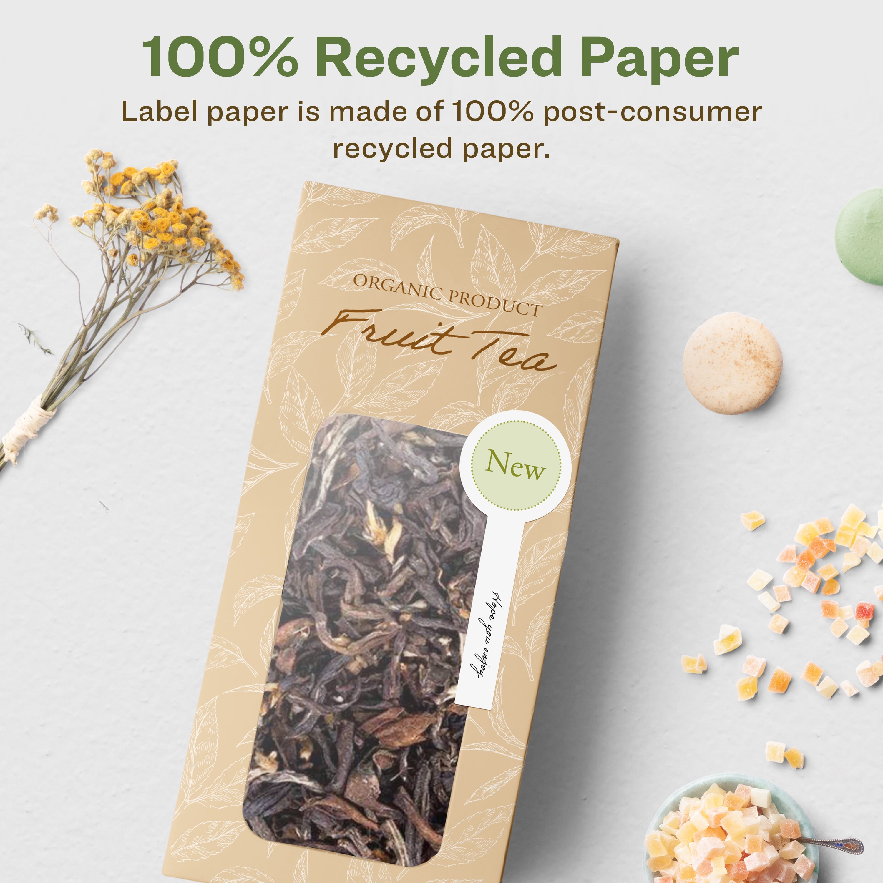 Avery EcoFriendly Lollipop Labels, 1-1/2" x 4", 800ct