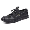 thumbnail image 2 of Zapatos casuales de gran tamaño para hombre, suela de costura gruesa, estación independiente de pie de malla de verano, 2 of 6