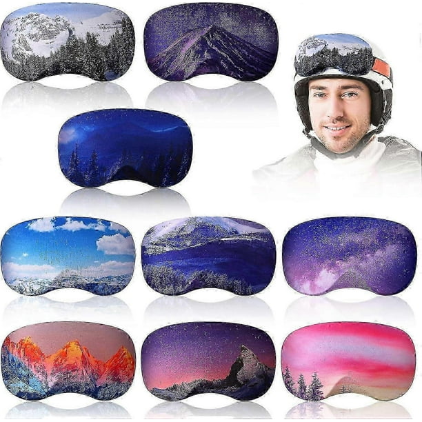 9 Pcs Microfiber Protective Ski Goggle Cover Protector Snowboard Goggles Cover