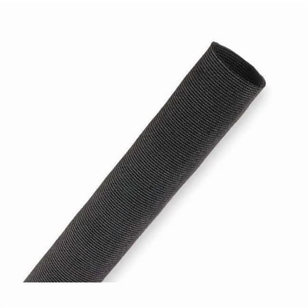 Braided Cable Sleeve 1 in Inside Dia. 1 in Max Bundle Dia. 50 ft Nylon Black