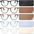 thumbnail image 1 of Magma Life Lentes para Computadora y Lectura: Paquete de 5 Lentes con Tecnología Blue Light y Armazones en Varios Colores Modernos, Gafas para Hombre y Mujer (Multicolor, 0, Dioptrías), 1 of 7