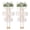 Gold, variant on 2pcs 5-Tier 61in Round Flower Stand Vase Table Centerpiece for Wedding Birthday Party Event Decoration