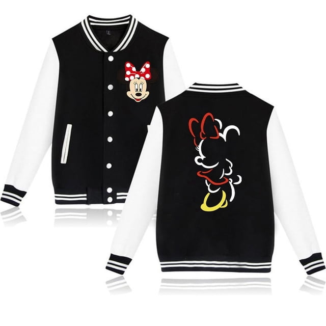 Sudadera con capucha de los 90 para hombre y mujer, chaqueta de béisbol de Disney, Mickey, Minnie Mouse, ropa con capucha, chaquetas para niño y niña, sudadera, Top para bebé