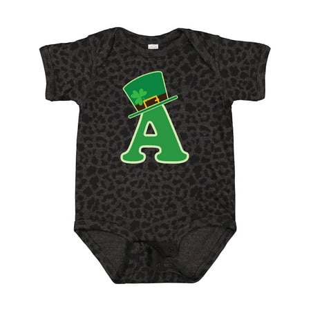 

Inktastic Irish St Patricks Day Letter a Monogram Gift Baby Boy or Baby Girl Bodysuit