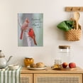 thumbnail image 3 of AatoeaX Cardinal Wall Art Canvas Prints Cardinals Picture Red Bird Painting Cardinals Appear When Angels are Near Artwork Ready to Hang for Wall Decor, 3 of 4
