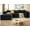 Black, variant on 109” Cloud Sectional Couch, Boneless Sofa for Living Room, Modular Sectional Sofa with Deep Seat, Comfy Fluffy Couch with L-Shaped Chaise, No Assembly Required (Left-Facing Chaise, Black)