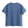 thumbnail image 1 of XASZHN Chemise d'Été Grande Taille pour Garçons à Manches Courtes Imprimé Lettre Coupe Ample Bleu Foncé 7-8 Ans, 1 of 9