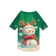 thumbnail image 5 of Christmas Dog Pajamas Xmas Pet Pjs with Snowman Elk Patterns Christmas Dog Onesie Jumpsuits Jammies Clothes Stretchy Shirts Comfy Outfit Costume Apparel for Small Medium Large Dogs, 5 of 5