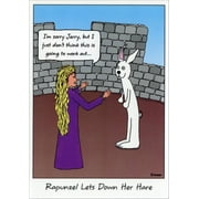 Curiosities Greeting Cards Rapunzel Funny / Humorous Friendship Card