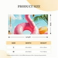 thumbnail image 6 of Zufioo Tropical Flamingo Pool Float Print Holiday Banners, Party Banners, Hanging Flags, Bar Shopping Mall Garden Wall Decorations, Holiday Decoration Supplies-Medium, 6 of 8