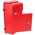 thumbnail image 1 of YOSADIER Boîte Murale Rouge en Polypropylène Support de Rangement pour Usage Extérieur Lot de 1, 1 of 5