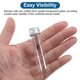 thumbnail image 3 of Uxcell 20ml frascos de vidrio claros, paquete de 100 frascos pequeños para muestras líquidas con tapones de plástico a prueba de fugas, 3 of 6
