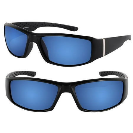 The Diesel 2 Pair of Extra Large Polarized Sunglasses for Men with Wide  Heads - Open Road Blue/Open Road Blue