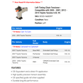 thumbnail image 2 of Left Timing Chain Tensioner - Compatible with 2005 - 2007, 2012 - 2015 Toyota Tacoma 4.0L V6 2006 2013 2014, 2 of 2