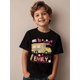 thumbnail image 3 of Girls & Boys School Bus Theme Cotton Graphic Tees, Back To School Clothes Girls, Black Casual Summer Shirts With Fun Graphic Print, Gift For First Day of School, Round Neck Short Sleeve T-Shirt, 3 of 7