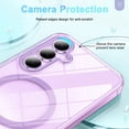 thumbnail image 5 of Dteck for Samsung Galaxy S25+ Case, for Galaxy S25 Plus Magnetic Case Compatible with MagSafe Wireless Charging, Rugged Shockproof Protective Cover for Women Men 2025,Light Purple, 5 of 7