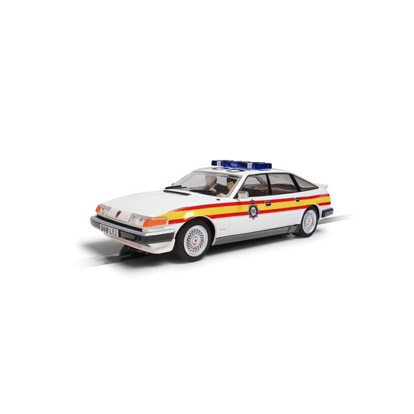 Scalextric Rover SD1 1980's Sussex Police Car Livery 1:32 Slot Race Car C4342