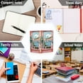 thumbnail image 6 of FORMRS 1-Subject Spiral Notebook 8" x 5" College Ruled 60 Refillable Sheet A5 Hard Cover, 2 Pack, Pink Boat, 6 of 7