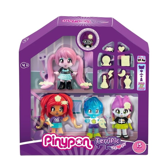 Set Pinypon Terrific Friens 4 figuras de 7 cm