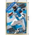 thumbnail image 3 of NFL Carolina Panthers - Derrick Brown 24 Wall Poster, 22.375" x 34" Framed, 3 of 3