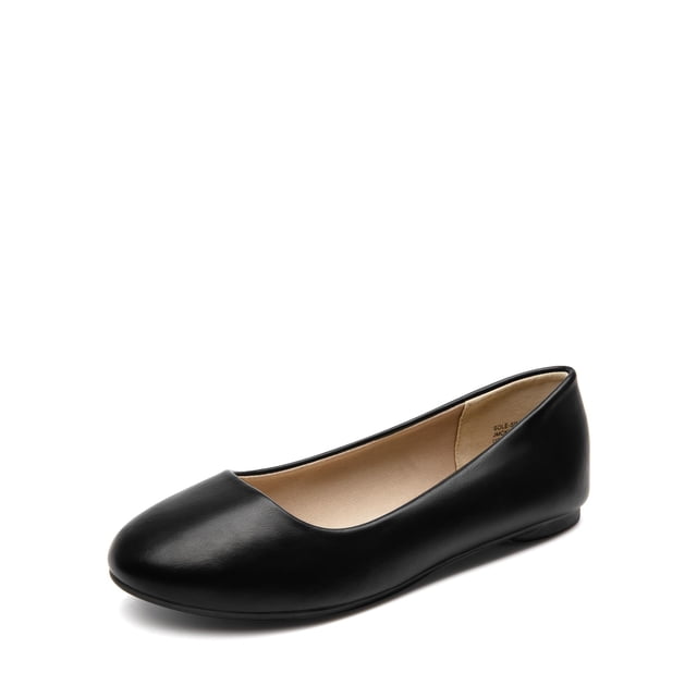 Bailarinas DREAM PAIRS Sole-Simple Anchas Negras Talla 10W