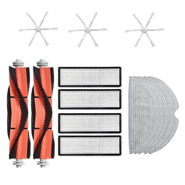 Para Xiaomi Mijia 2c piezas cepillo principal cepillo lateral filtros paño de fregona