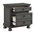 thumbnail image 6 of Jackson Modern Style 5PC Queen Bedroom Set Made with Wood & Rustic Gray Finish, 6 of 19