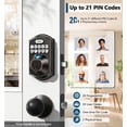 thumbnail image 2 of TEEHO TE002 Cerradura de puerta con huella digital - Cerradura de puerta de entrada sin llave - Cerrojo con teclado electrónico - Cerraduras inteligentes para puerta delantera - Cerradura automática -, 2 of 5