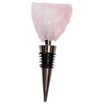 thumbnail image 1 of Chantal Lacroix - Bouchon à Vin Quartz Rose “Bonheur” en Acier Inoxydable, 1 of 3