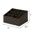 thumbnail image 6 of Honey-Can-Do Double Woven Polypropylene Desk Organizer, Espresso, 6 of 6