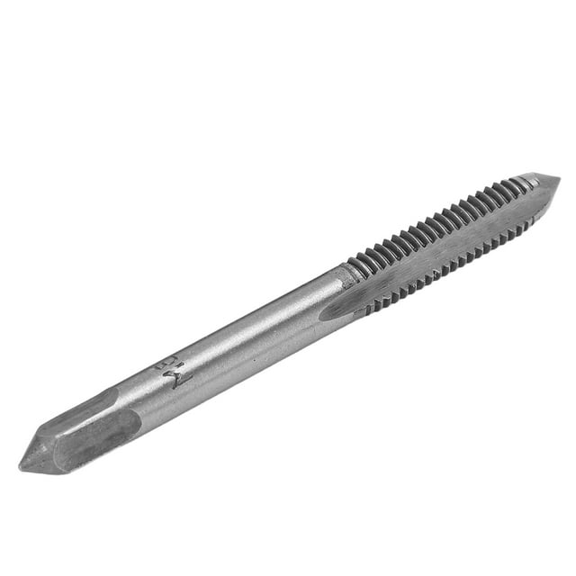 Metric Machine Taps, High Hardness 2Pcs/Set Rapid Chip Removal Wear Resistance Straight Flute Taps Through Hole For Clocks Watches Wood Soft Metal