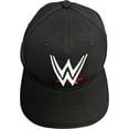 thumbnail image 2 of Hat Embroidered WWE Unisex Baseball Cap, Black, 2 of 4