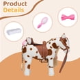 thumbnail image 4 of HollyHOME 11 inches Horse Stuffed Animal Appaloosa Horse Plush for Imaginative Pretend Play Soft & Cuddly Gift for Kids, 4 of 7