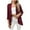 Wine womens tops summer, variant on USSUMA Womens Blouses Tops Dressy Open Front Tops for Women Casual Summer Blaze Plus Size Tunic Women's 3/4 Sleeve Work Business Jacket Cardigan T-Shirts Trendy