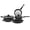 Silver, variant on GPED 13" Carbon Steel Wok Pan, 5.8QT Nonstick Woks & Stir-Fry Pans , Pre-Seasoned Flat Bottom Wok Paella Pan with Lid, Compatible with Induction, Electric, Gas, Open Fire