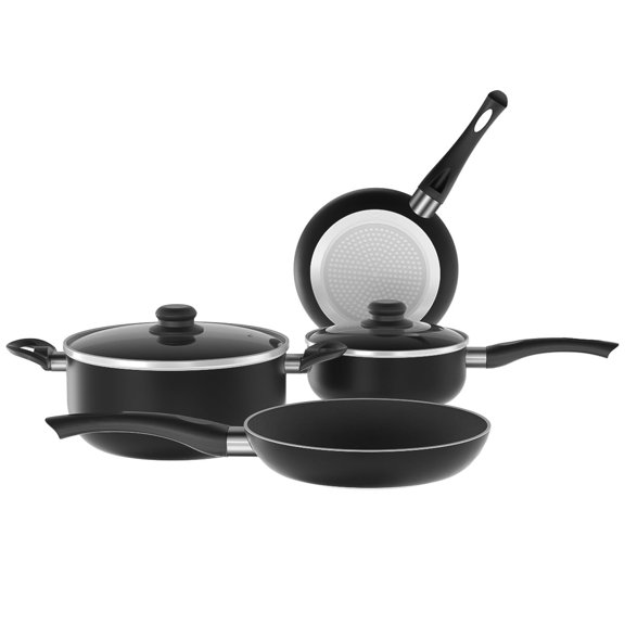 Pots and Pans Set, Nonstick Cookware Set, 6pcs Induction Kitchen Cookware Sets,Dishwasher Safe
