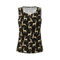 thumbnail image 6 of Sigee Christmas Gold Deers for Women's Workout Tank Top,Running Tank Tops,Sleeveless Gym ClothesMedium, 6 of 8