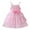 Pink, variant on Angala Girls Dresses For Parties Casual Wear And Spring Summer Outings Comfortable And Stylish Sleeveless Dress For Toddlers Suitable For Ages 0 3 Beautiful Cute Cozy Girl's Dress 12-18 Months