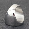thumbnail image 2 of PAMTIER Unisex Stainless Steel Dome Solid Plain 12 Constellation Horoscope Zodiac Signet Ring Statement Astrology Jewelry Silver Cancer Size 7, 2 of 4