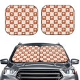 thumbnail image 2 of Balery 2 Piece Brown Palms Car Windshield Sun Shade|Foldable Front Windshield Shade for Car Front Window for Most Sedans SUV Truck-Medium, 2 of 7