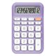 thumbnail image 1 of Calculadora de bolsillo de 12 dígitos, calculadora de bloc de notas, calculadora para estudiantes, oficina, color morado, 1 of 12