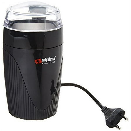 Alpina SF-2818 Electric Coffee/Spice/Nut Grinder for 220/240 Volt Countries (Not for USA), Black