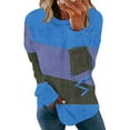 thumbnail image 1 of Penkiiy Chandail en Molleton pour Femmes Col Rond Imprimé Fente Latérale à Manches Longues Chandail à Capuchon Mode Veste Chandail à Capuchon Multicolore Vêtements Y2K, 1 of 5
