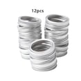thumbnail image 1 of Bearachild 12 Uds tapas de tarros de boca ancha de tipo dividido tapas de almacenamiento anillos de silicona cubierta de sellado de repuesto, Cocina y Comedor Anillo de plata de 70 mm., 1 of 6
