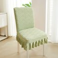 thumbnail image 4 of Dvruxg Chair Covers for Dining Room Stretch Chair Slipcovers with Skirt Removable Washable Kitchen Chair Protector Cover Set for Home, Party, Wedding, 4 of 4